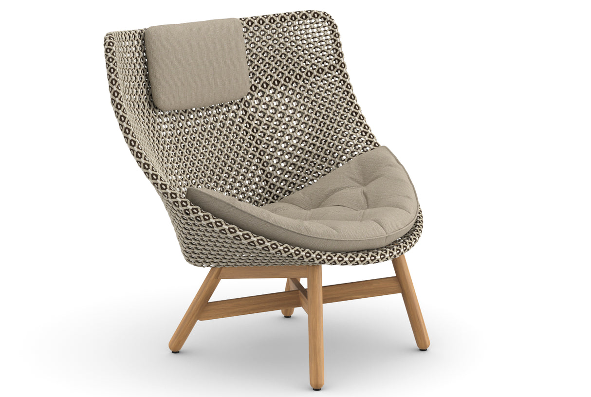 DEDON MBRACE Hochlehner inkl. Sitz & Nackenkissen