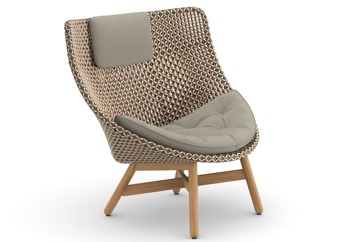 DEDON MBRACE Hochlehner inkl. Sitz & Nackenkissen