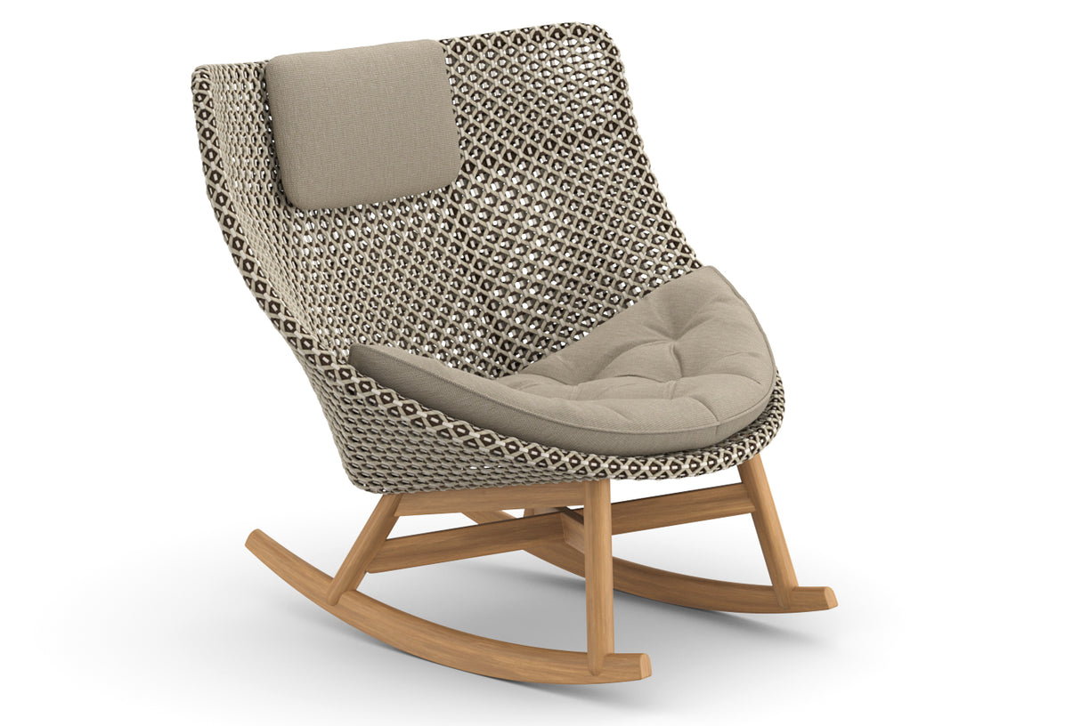 DEDON MBRACE Schaukelstuhl inkl. Gesamtauflage