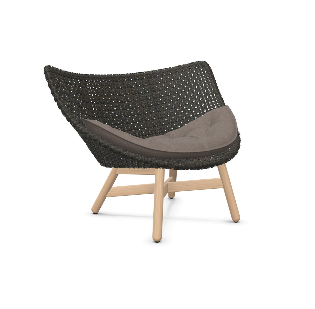 DEDON MBRACE Lounge Sessel Teak Gestell - Geflecht Arabica