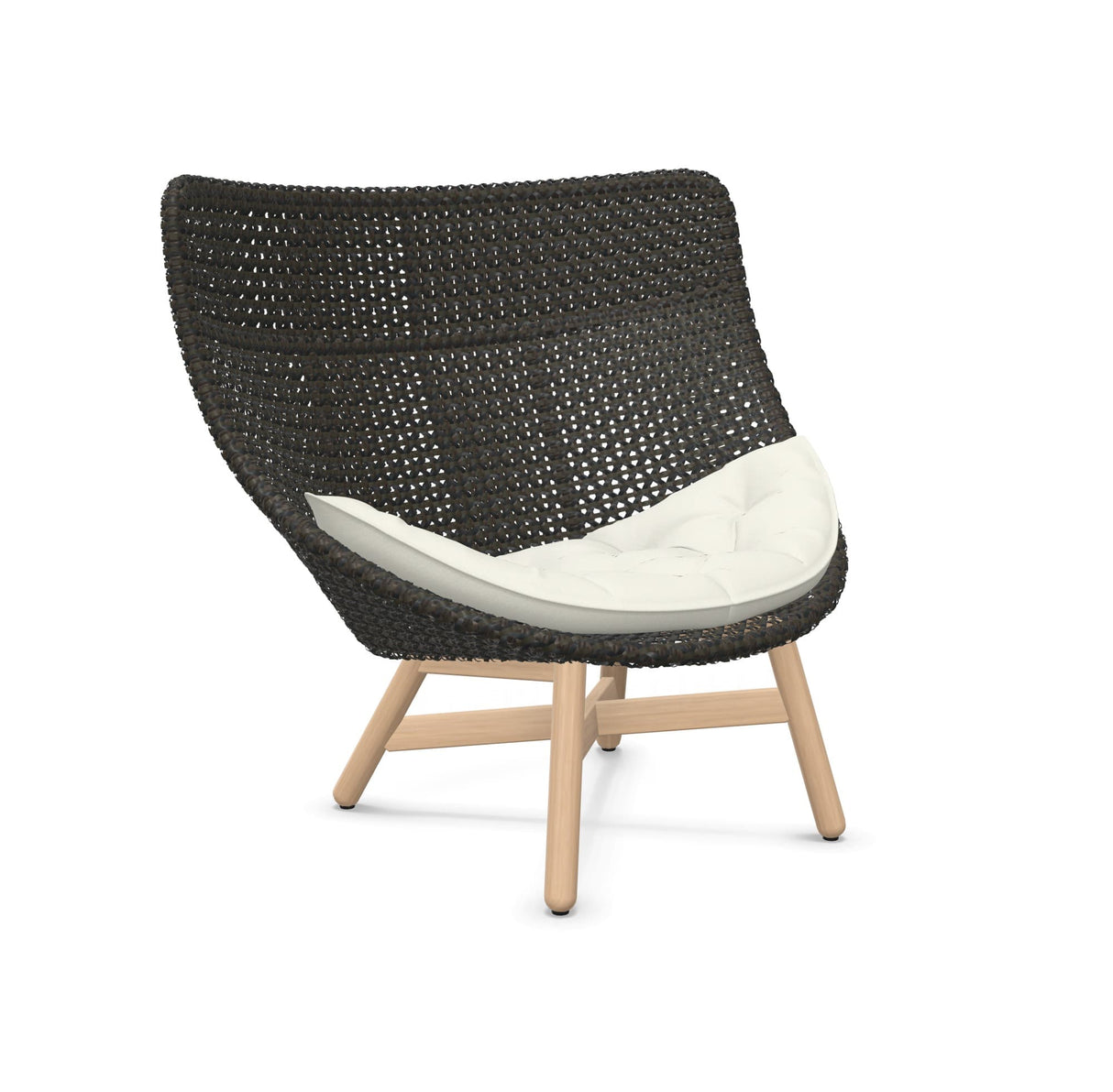 DEDON MBRACE Hochlehner Teak Gestell - Geflecht Arabica