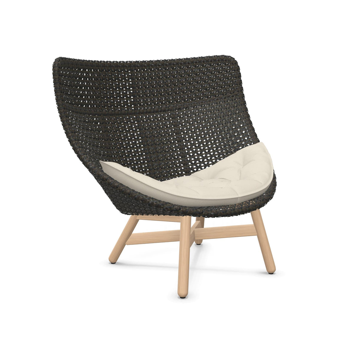 DEDON MBRACE Hochlehner Teak Gestell - Geflecht Arabica