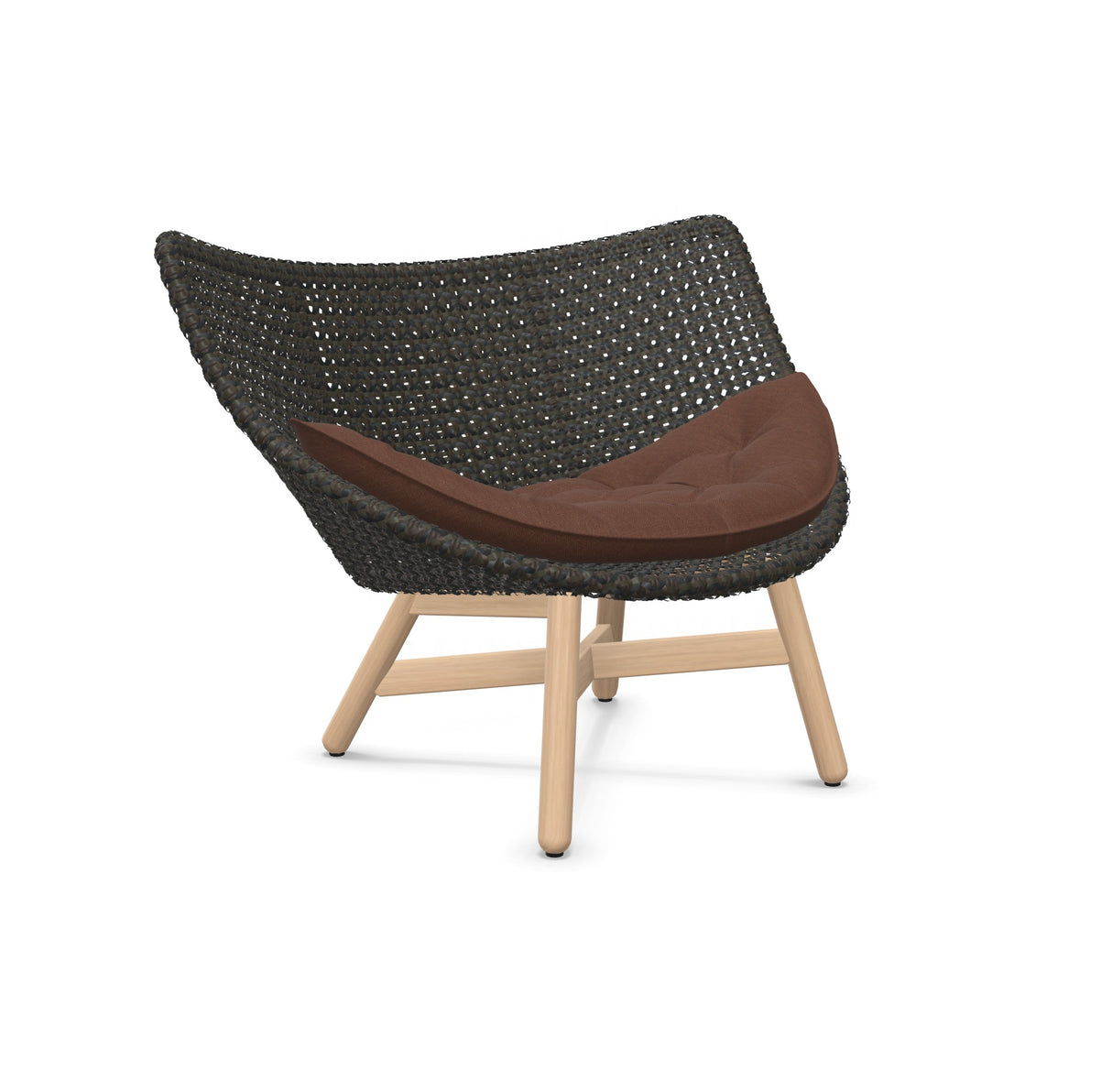 DEDON MBRACE Lounge Sessel Teak Gestell - Geflecht Arabica