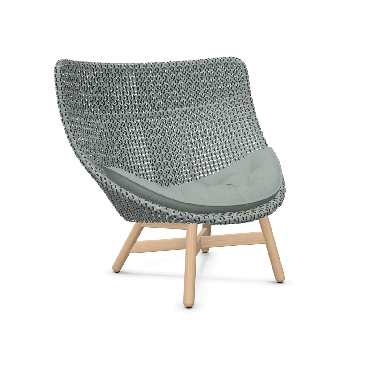 DEDON MBRACE Hochlehner Teak Gestell - Geflecht Baltic