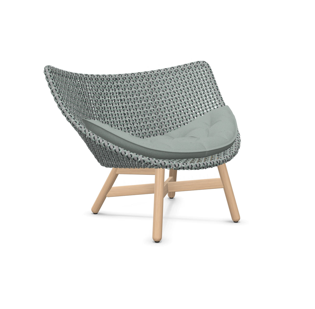 DEDON MBRACE Lounge Sessel Teak Gestell - Geflecht Baltic