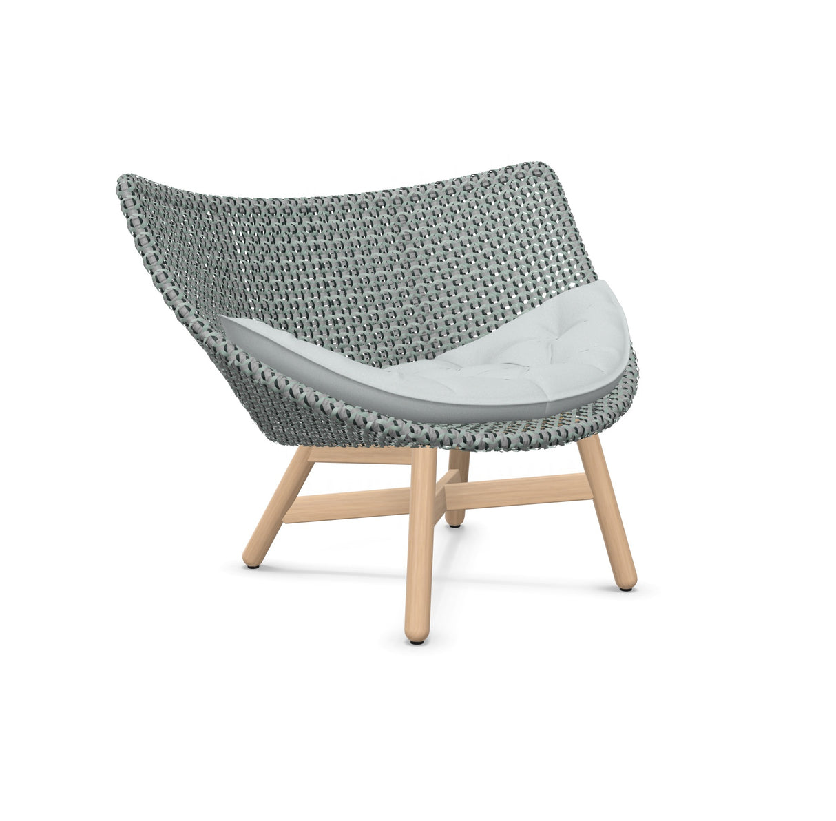 DEDON MBRACE Lounge Sessel Teak Gestell - Geflecht Baltic