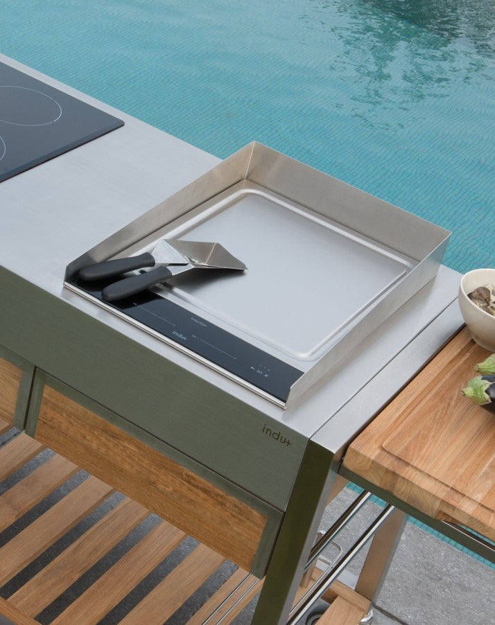 INDU+ Anti Spritzschutz 38 zum teppanyaki 38 - Kochfeld