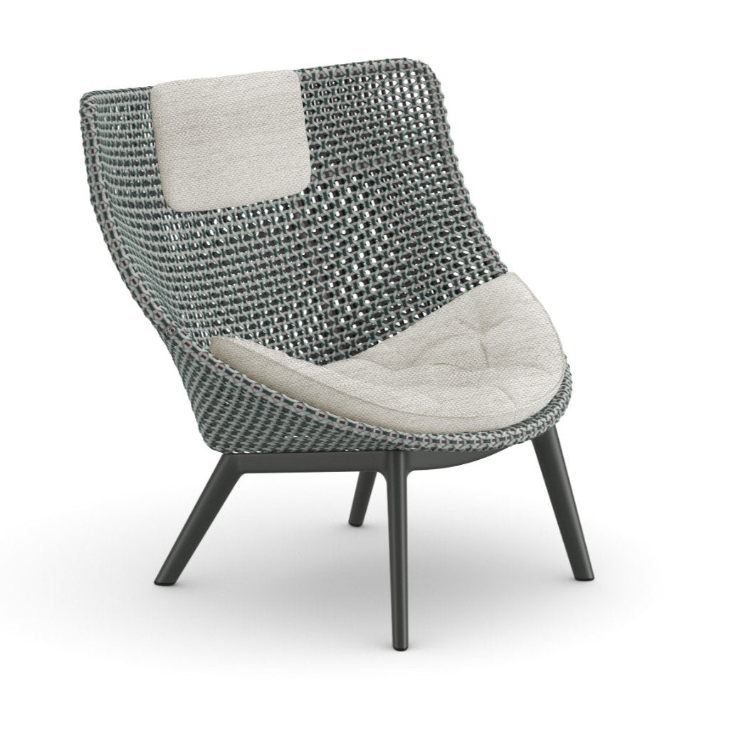 DEDON MBRACE ALU Hochlehner inkl. Sitz & Nackenkissen