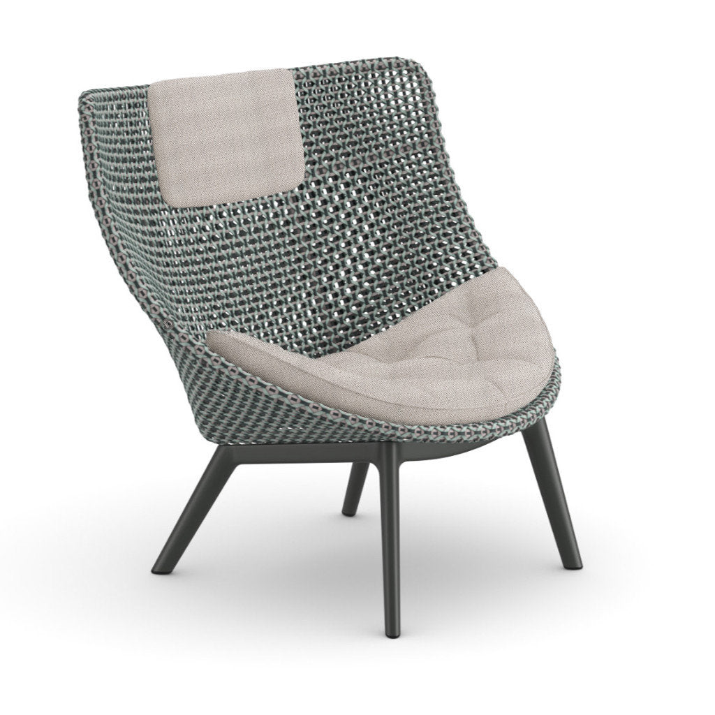 DEDON MBRACE ALU Hochlehner inkl. Sitz & Nackenkissen