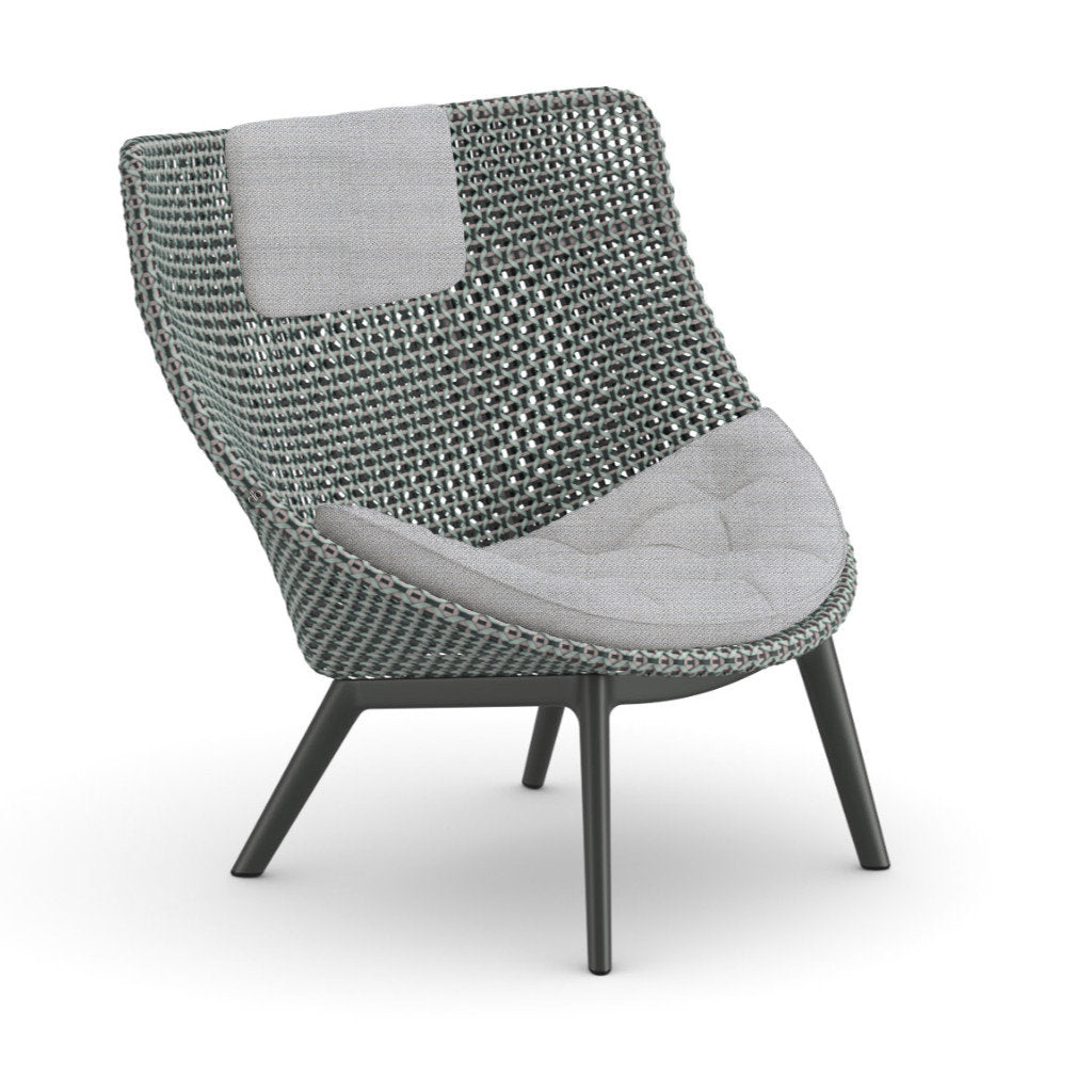 DEDON MBRACE ALU Hochlehner inkl. Sitz & Nackenkissen