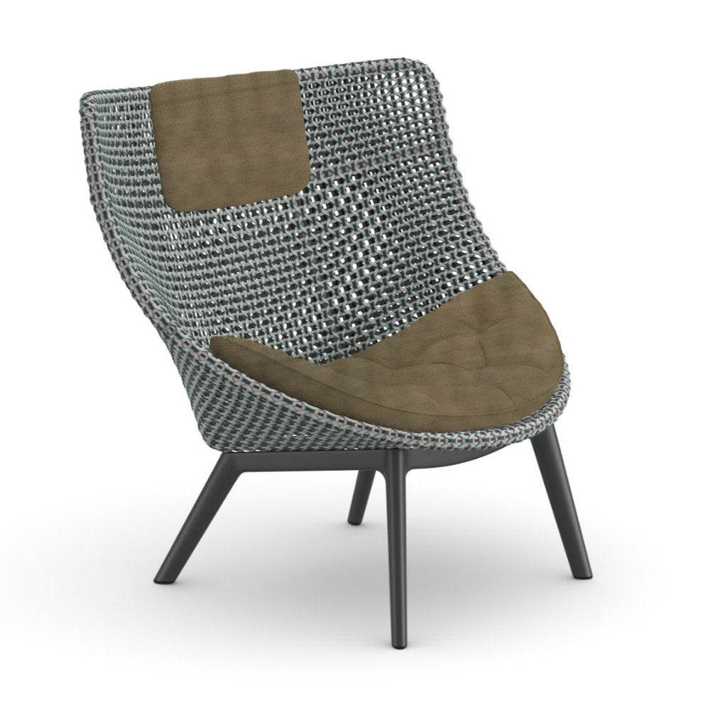 DEDON MBRACE ALU Hochlehner inkl. Sitz & Nackenkissen