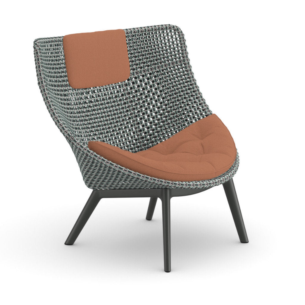 DEDON MBRACE ALU Hochlehner inkl. Sitz & Nackenkissen