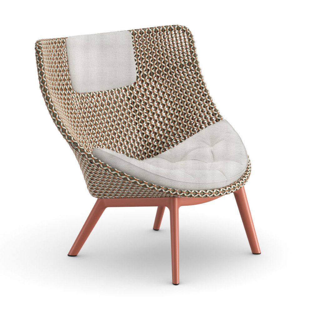 DEDON MBRACE ALU Hochlehner inkl. Sitz & Nackenkissen