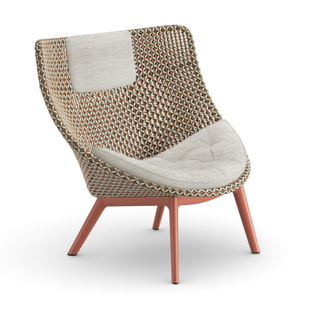 DEDON MBRACE ALU Hochlehner inkl. Sitz & Nackenkissen