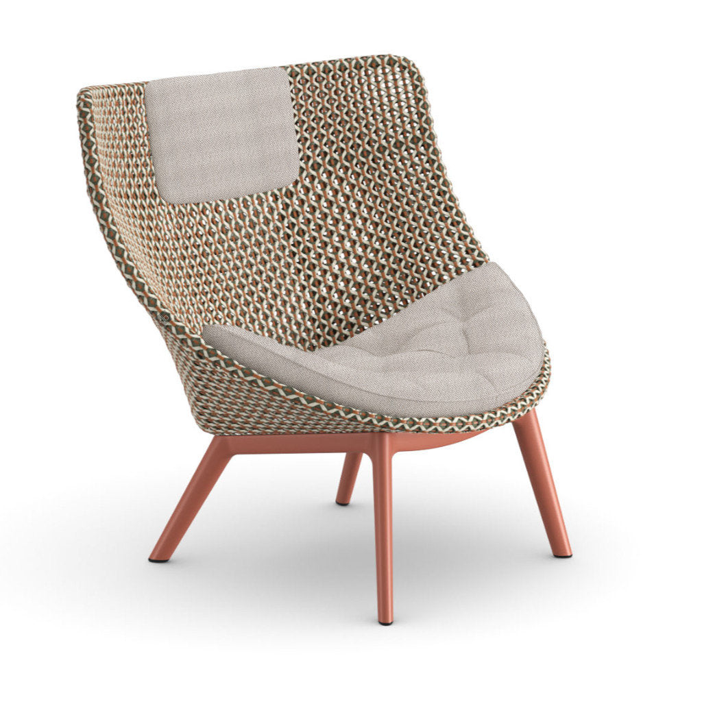 DEDON MBRACE ALU Hochlehner inkl. Sitz & Nackenkissen