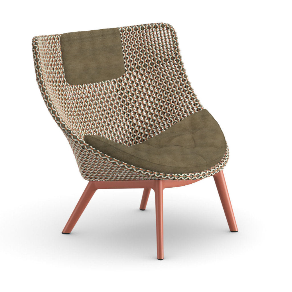 DEDON MBRACE ALU Hochlehner inkl. Sitz & Nackenkissen