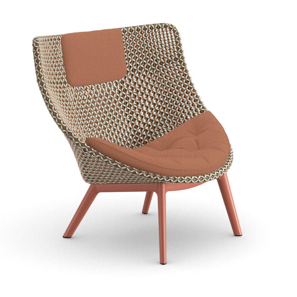 DEDON MBRACE ALU Hochlehner inkl. Sitz & Nackenkissen