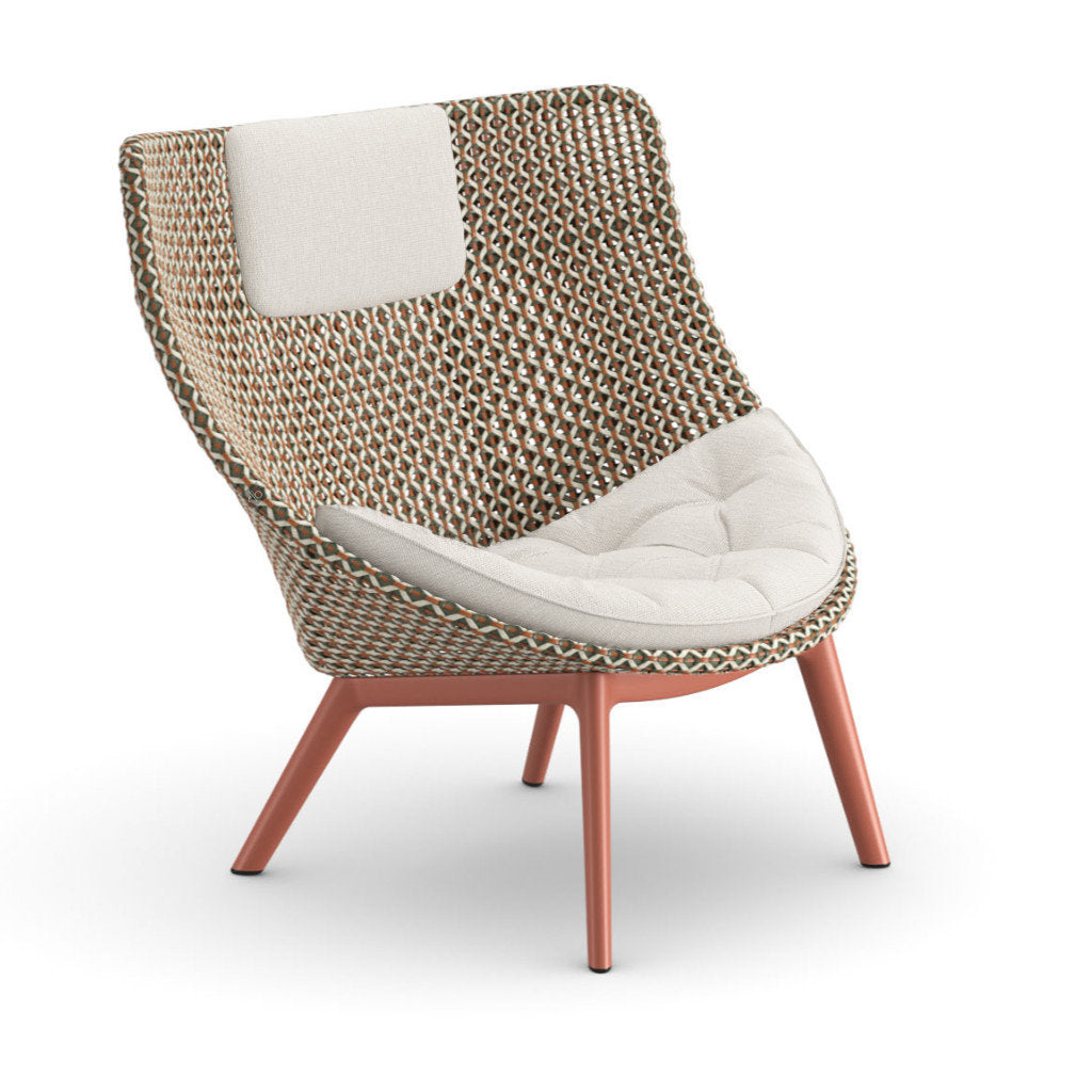 DEDON MBRACE ALU Hochlehner inkl. Sitz & Nackenkissen