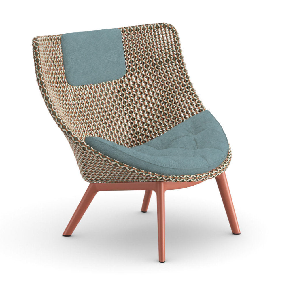 DEDON MBRACE ALU Hochlehner inkl. Sitz & Nackenkissen