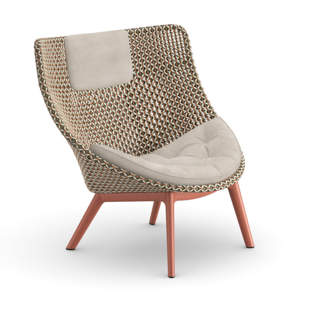 DEDON MBRACE ALU Hochlehner inkl. Sitz & Nackenkissen