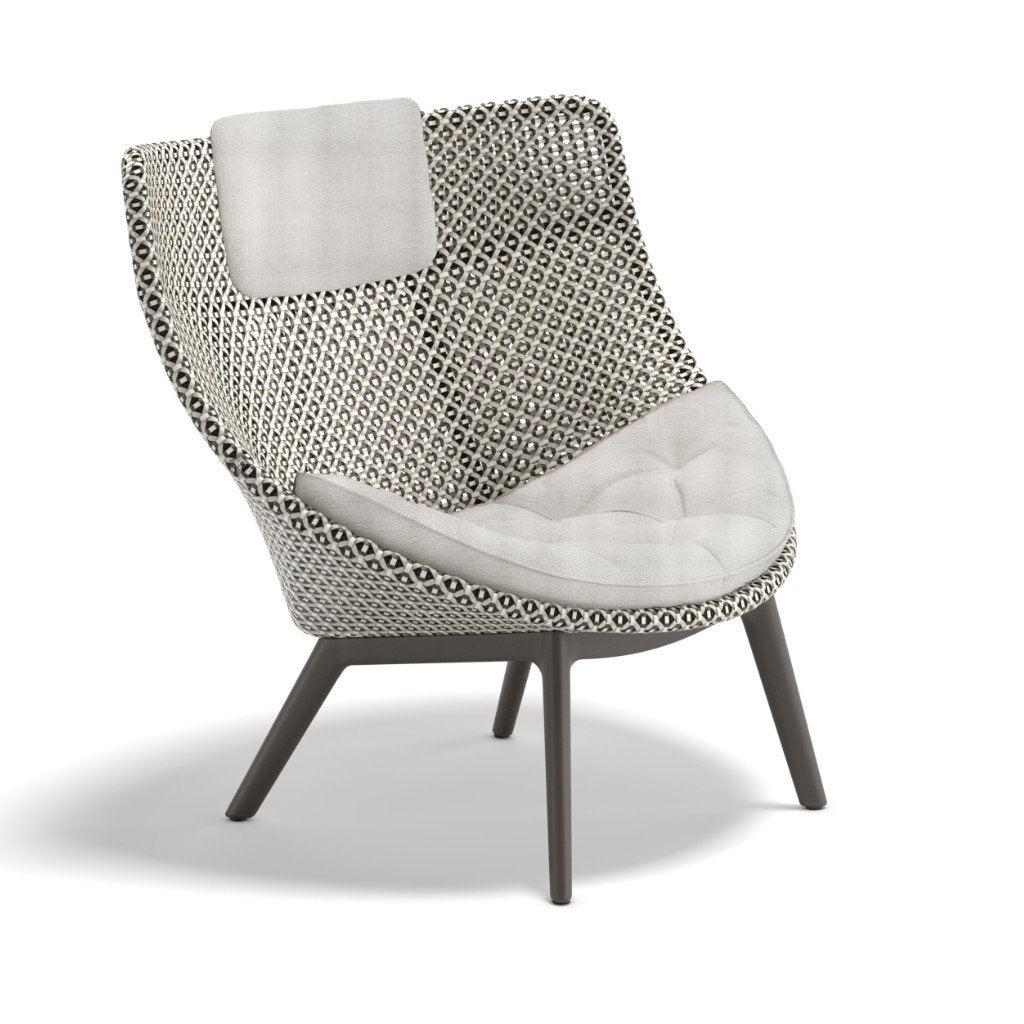 DEDON MBRACE ALU Hochlehner inkl. Sitz & Nackenkissen