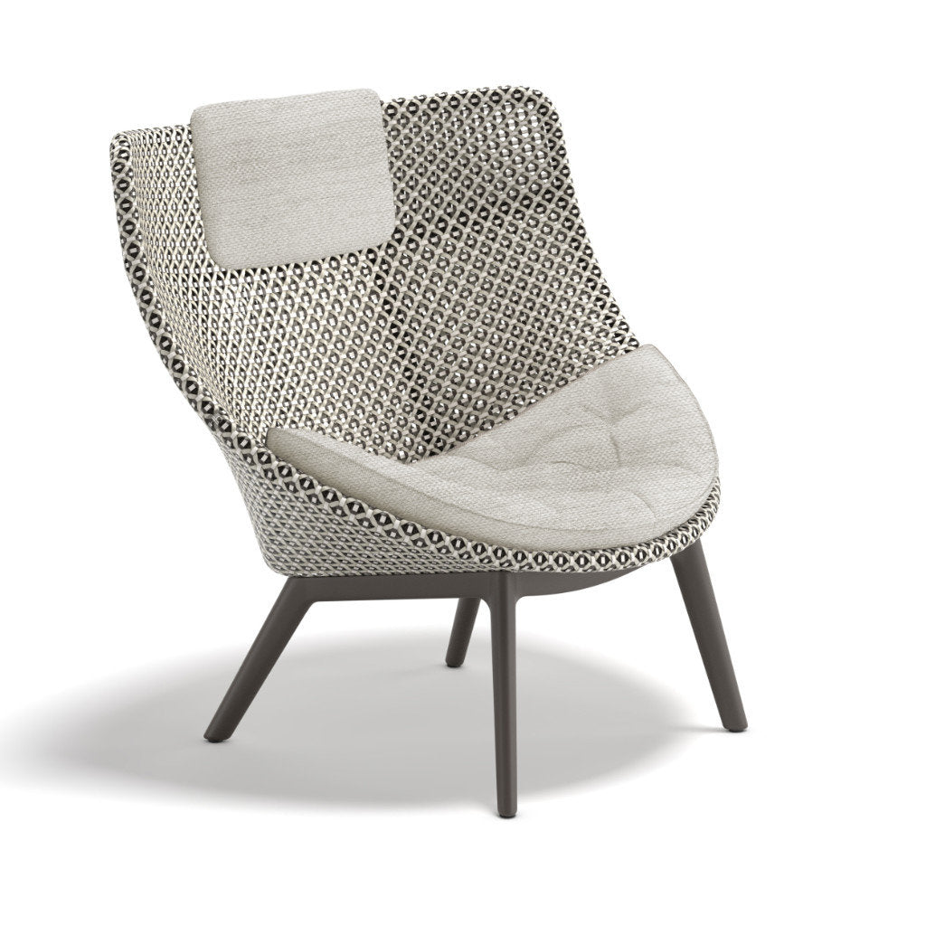 DEDON MBRACE ALU Hochlehner inkl. Sitz & Nackenkissen