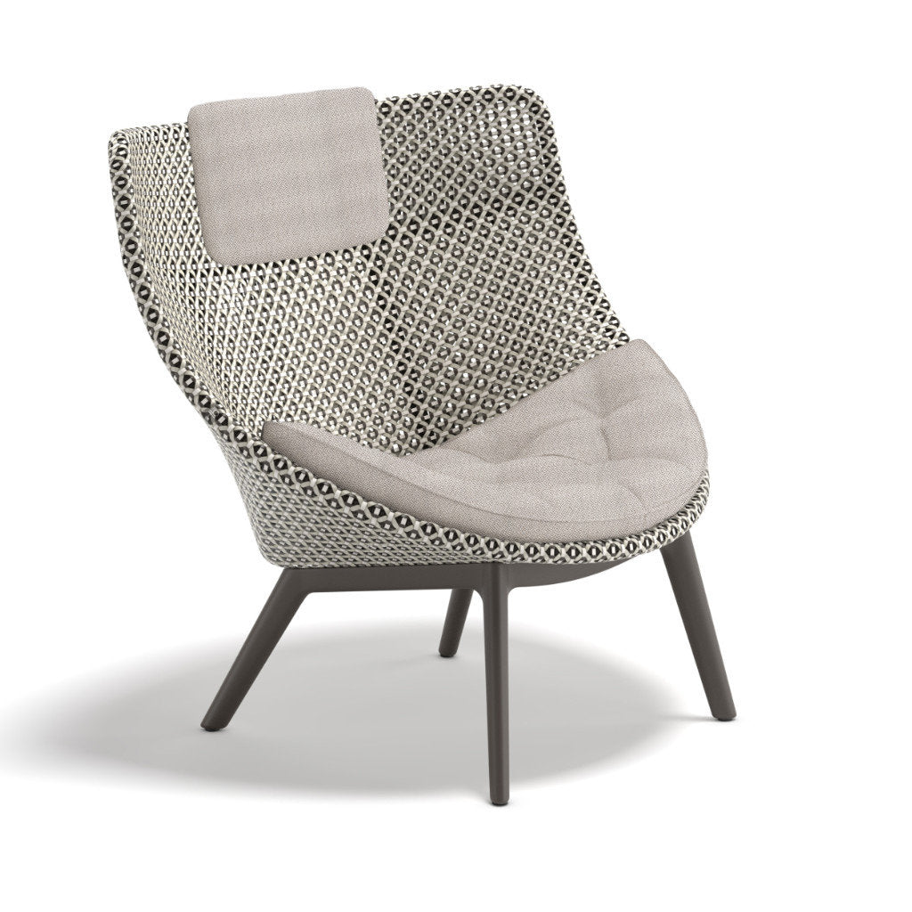 DEDON MBRACE ALU Hochlehner inkl. Sitz & Nackenkissen