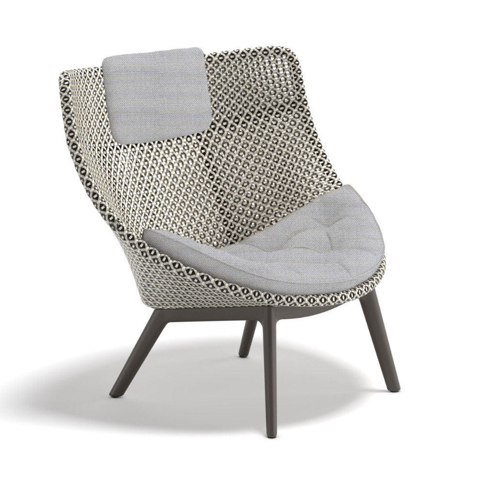 DEDON MBRACE ALU Hochlehner inkl. Sitz & Nackenkissen