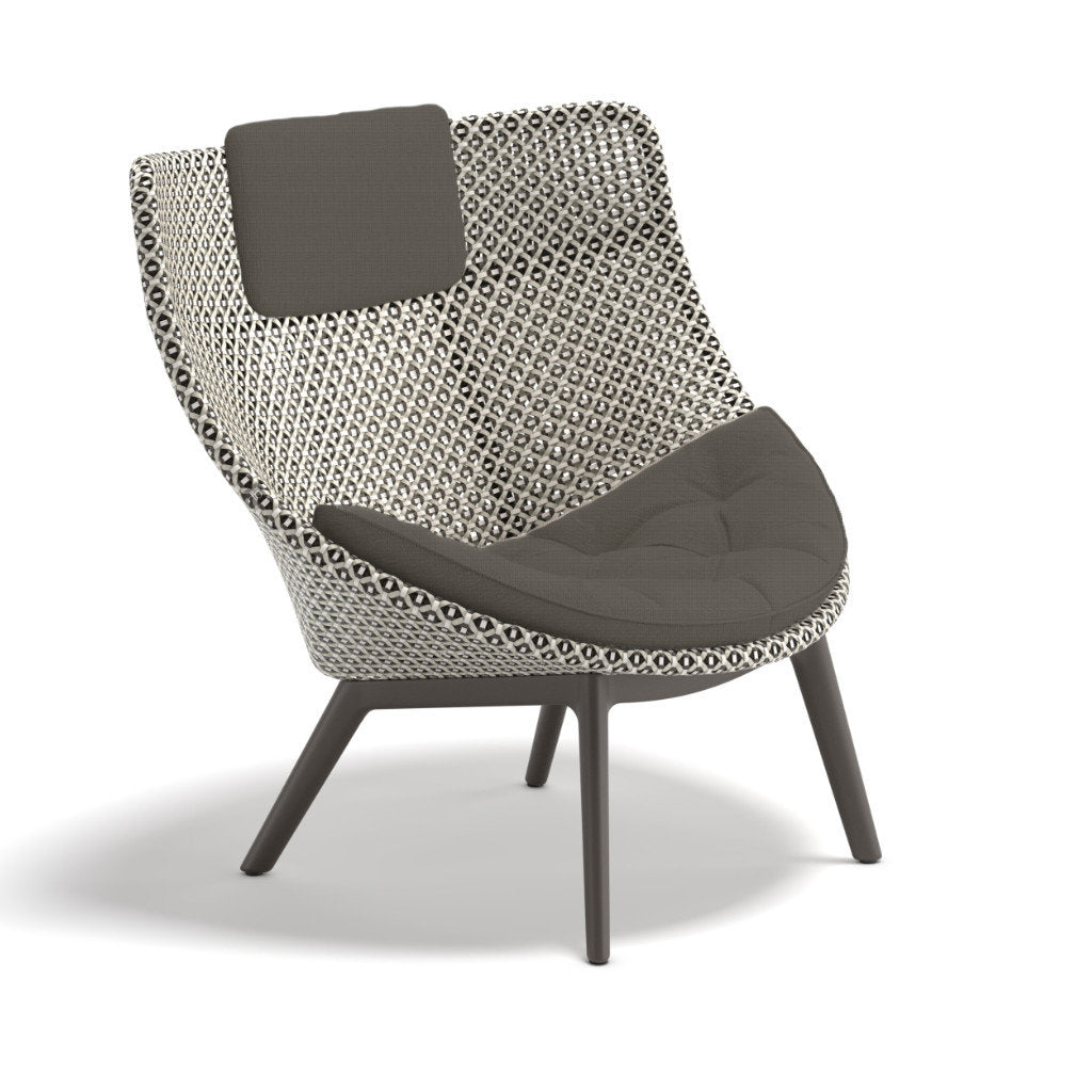 DEDON MBRACE ALU Hochlehner inkl. Sitz & Nackenkissen