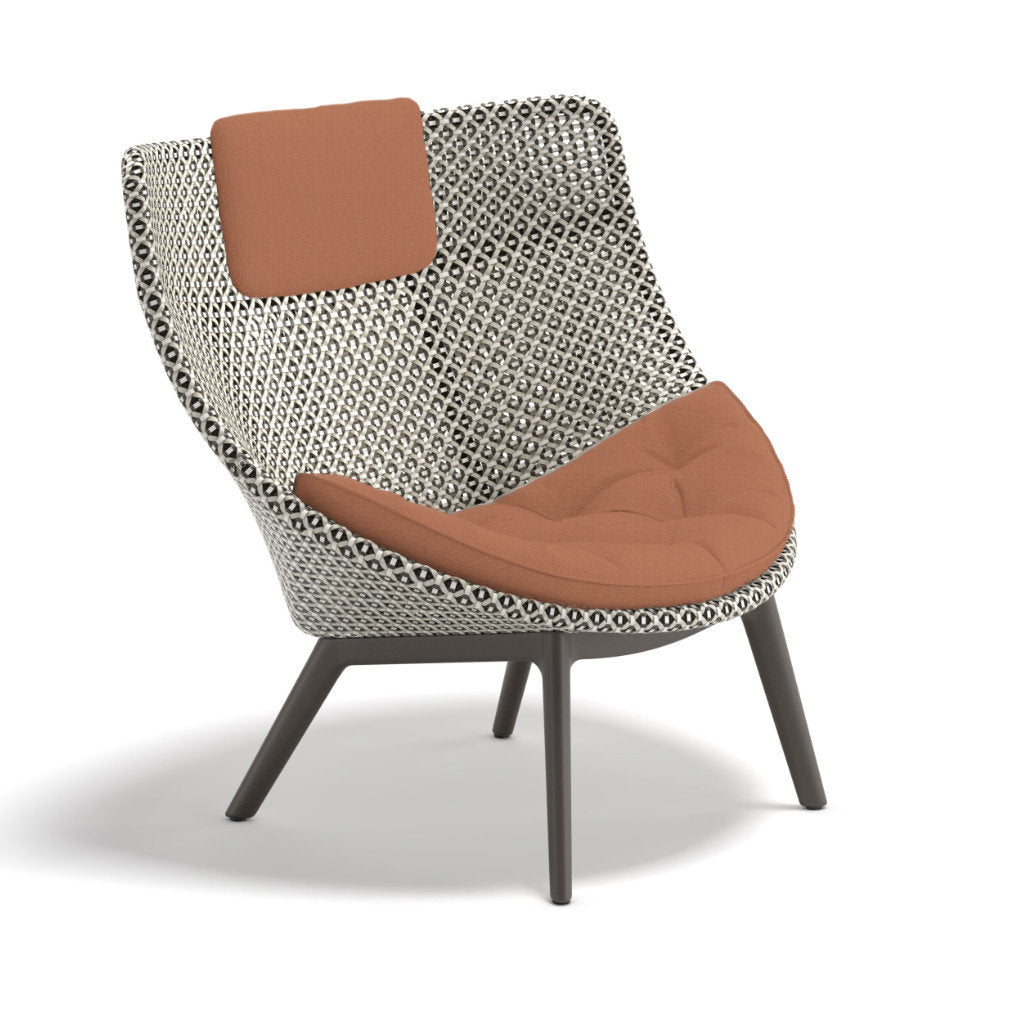 DEDON MBRACE ALU Hochlehner inkl. Sitz & Nackenkissen