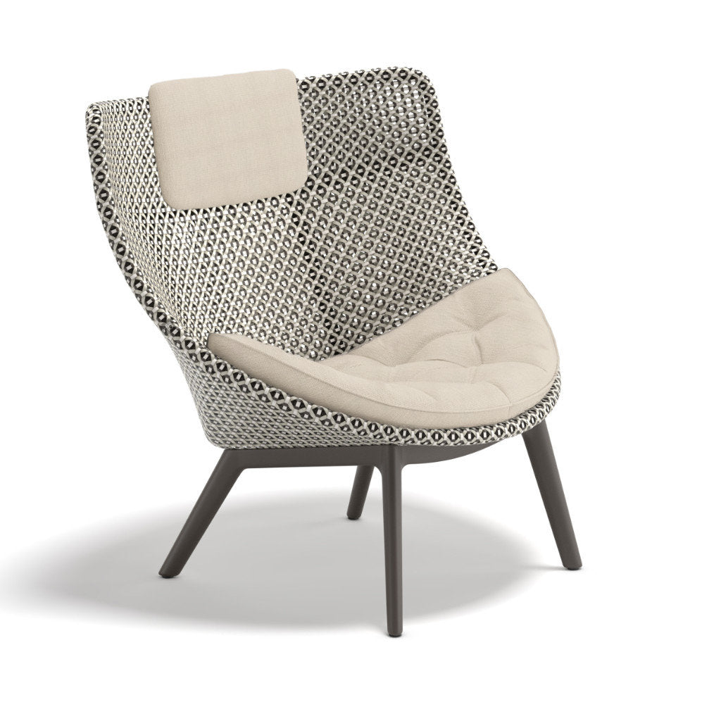 DEDON MBRACE ALU Hochlehner inkl. Sitz & Nackenkissen