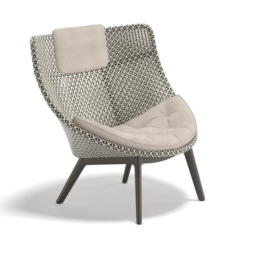 DEDON MBRACE ALU Hochlehner inkl. Sitz & Nackenkissen