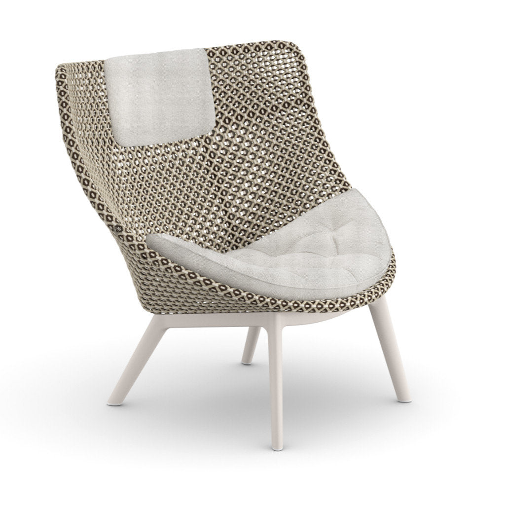 DEDON MBRACE ALU Hochlehner inkl. Sitz & Nackenkissen