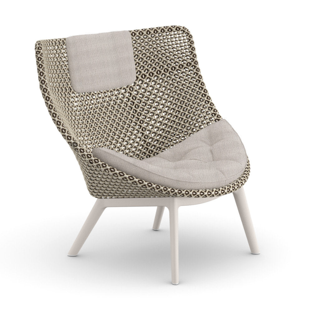 DEDON MBRACE ALU Hochlehner inkl. Sitz & Nackenkissen