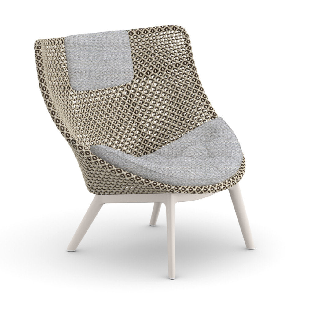 DEDON MBRACE ALU Hochlehner inkl. Sitz & Nackenkissen