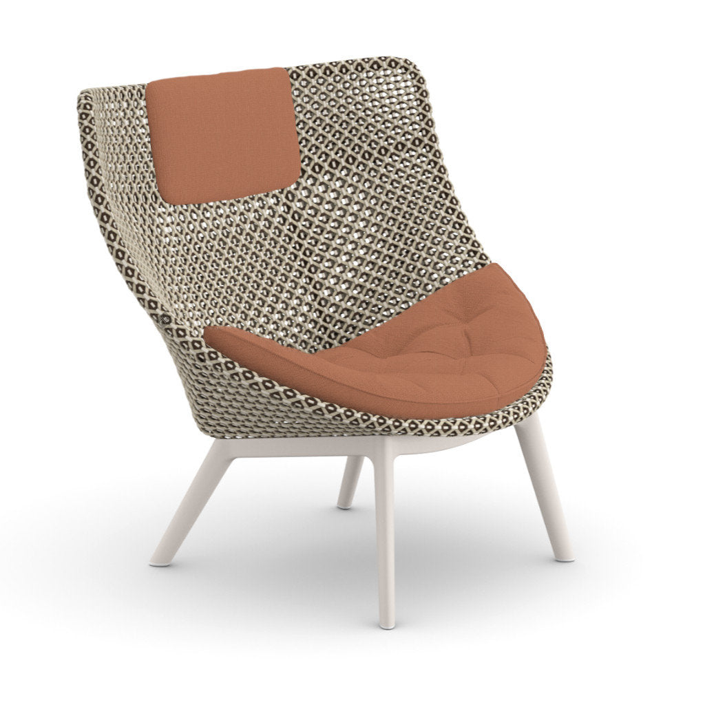 DEDON MBRACE ALU Hochlehner inkl. Sitz & Nackenkissen