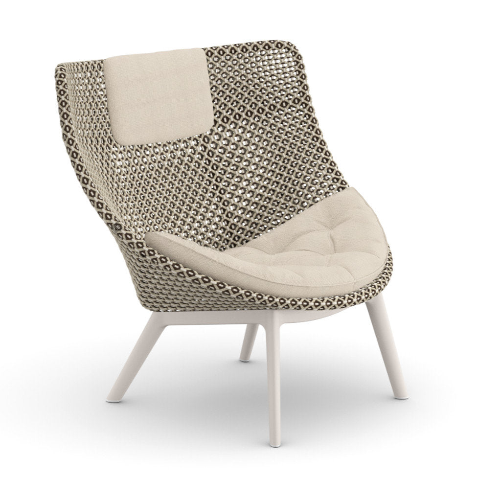 DEDON MBRACE ALU Hochlehner inkl. Sitz & Nackenkissen