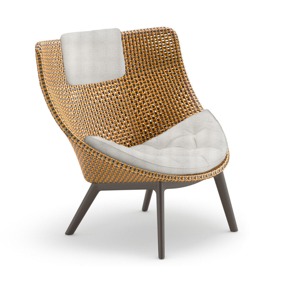 DEDON MBRACE ALU Hochlehner inkl. Sitz & Nackenkissen