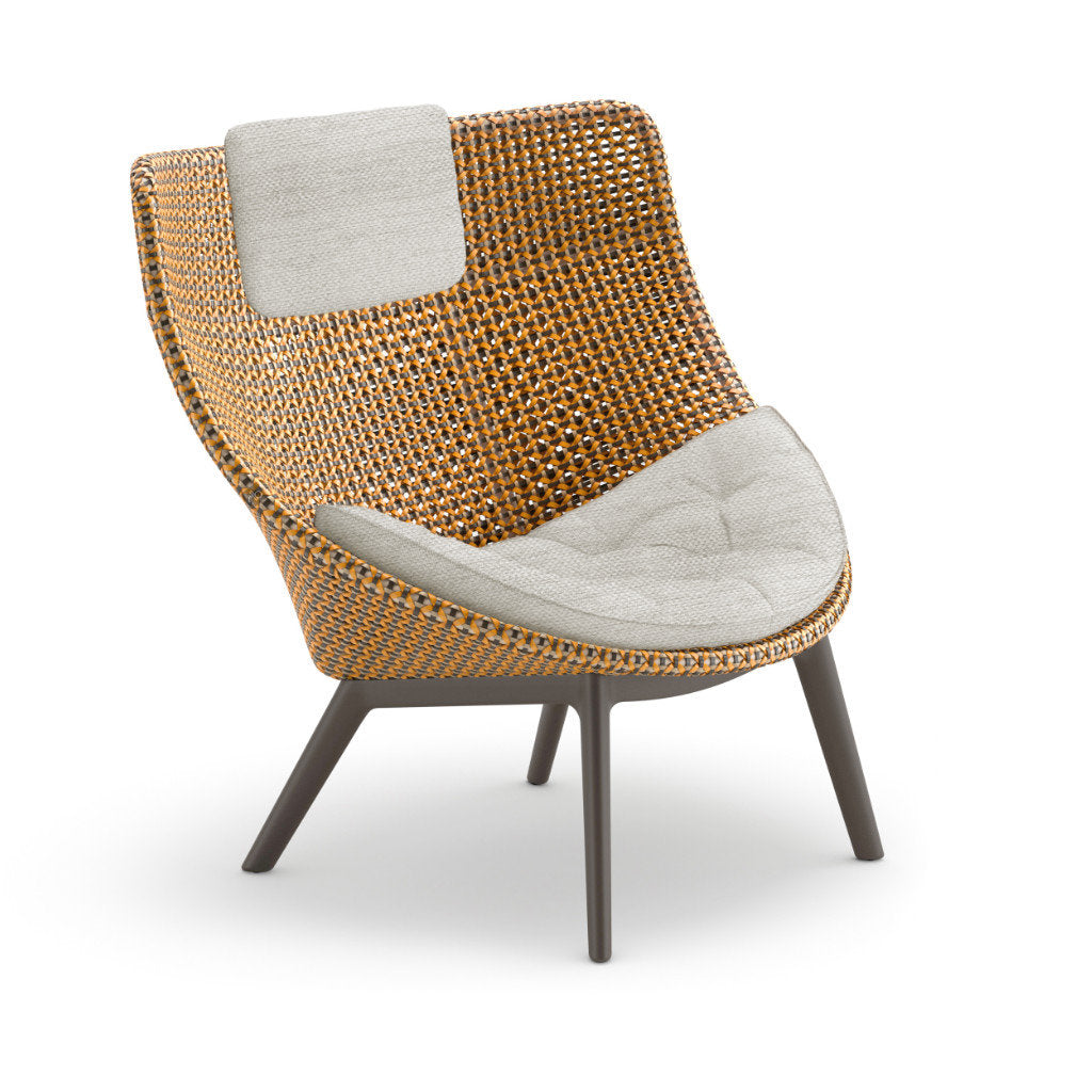 DEDON MBRACE ALU Hochlehner inkl. Sitz & Nackenkissen