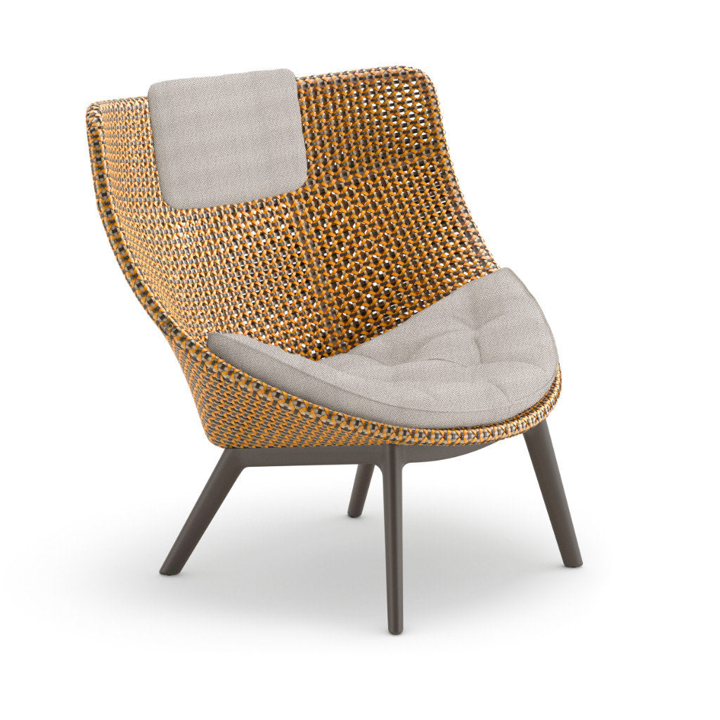 DEDON MBRACE ALU Hochlehner inkl. Sitz & Nackenkissen