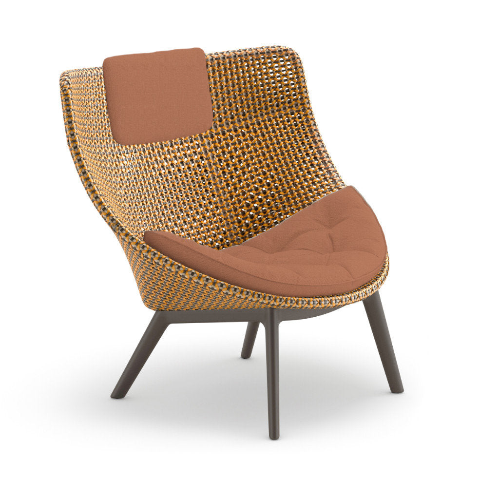 DEDON MBRACE ALU Hochlehner inkl. Sitz & Nackenkissen