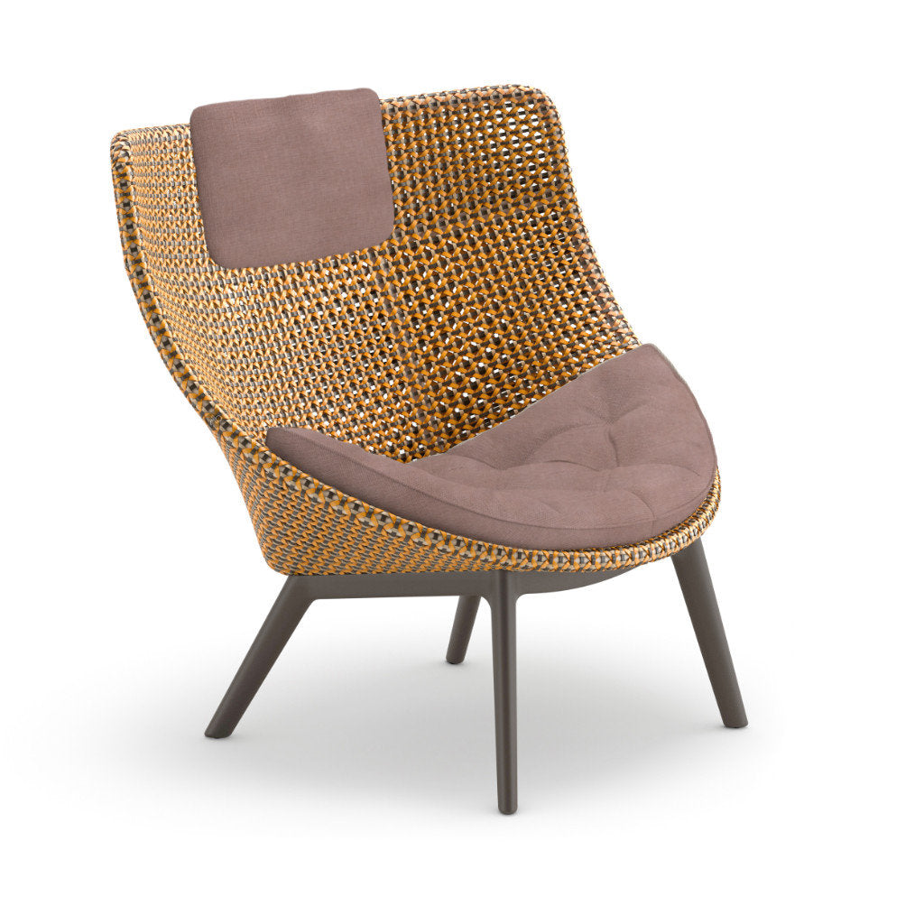 DEDON MBRACE ALU Hochlehner inkl. Sitz & Nackenkissen