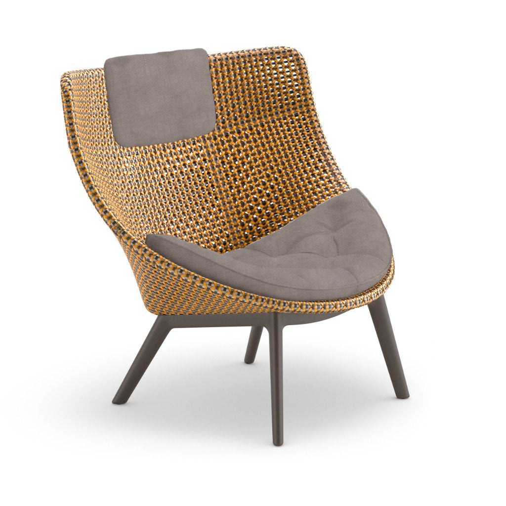 DEDON MBRACE ALU Hochlehner inkl. Sitz & Nackenkissen