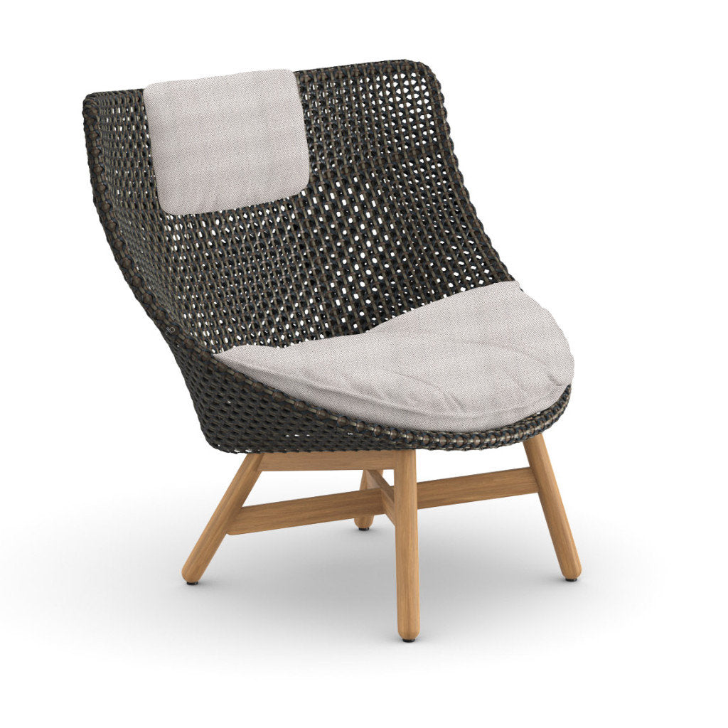 DEDON MBRACE Teak Hochlehner inkl. Sitz & Nackenkissen Dry Plus