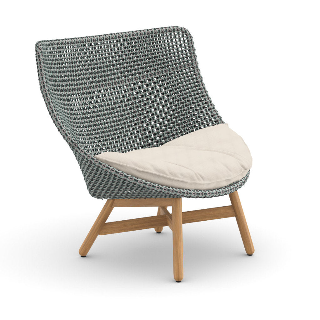 DEDON MBRACE Teak Hochlehner inkl. Sitzkissen Dry Plus