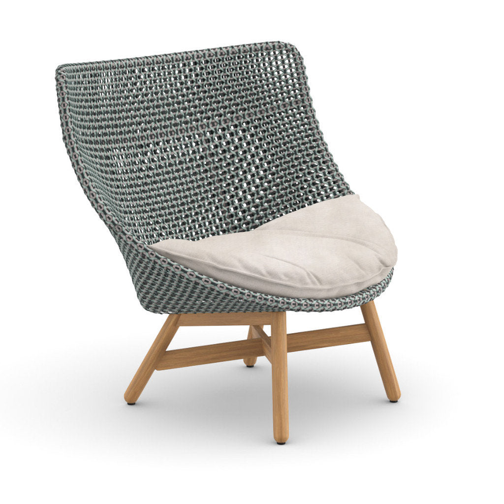 DEDON MBRACE Teak Hochlehner inkl. Sitzkissen Dry Plus