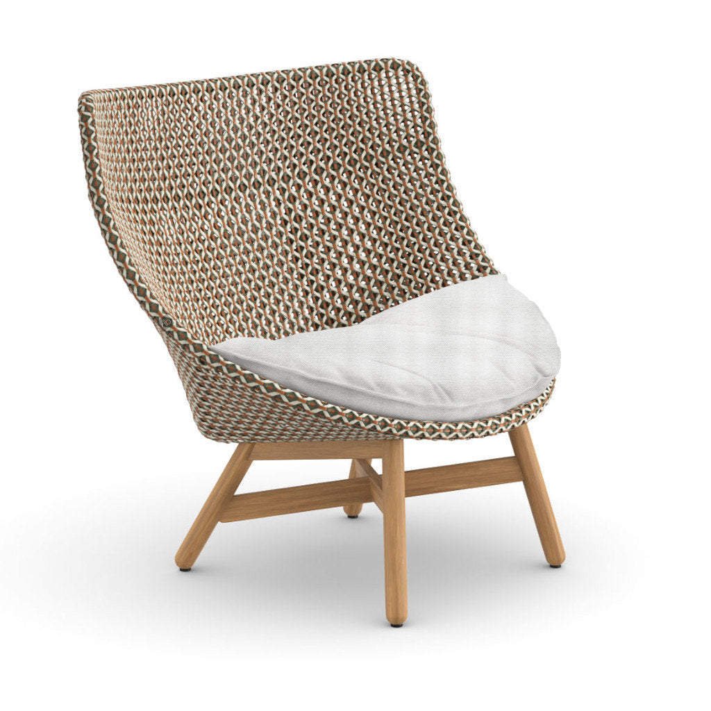 DEDON MBRACE Teak Hochlehner inkl. Sitzkissen Dry Plus