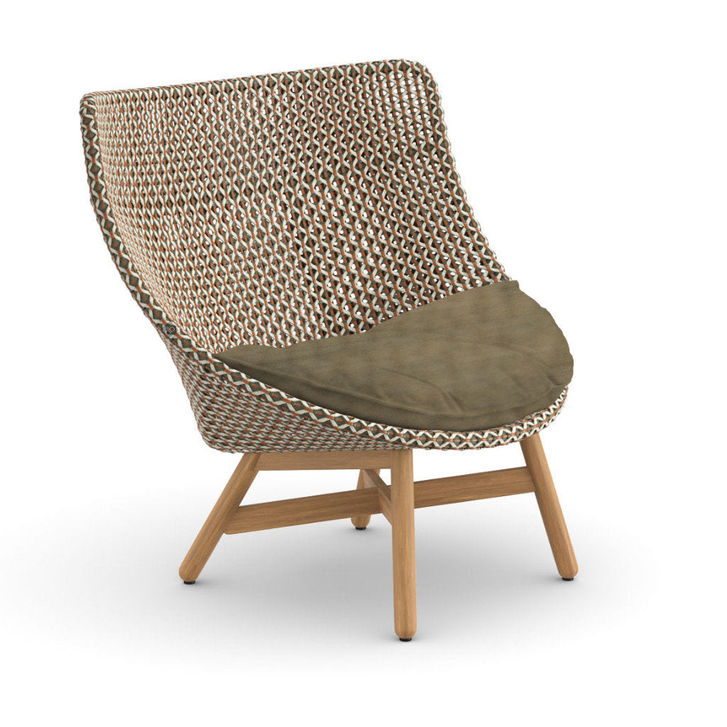 DEDON MBRACE Teak Hochlehner inkl. Sitzkissen Dry Plus