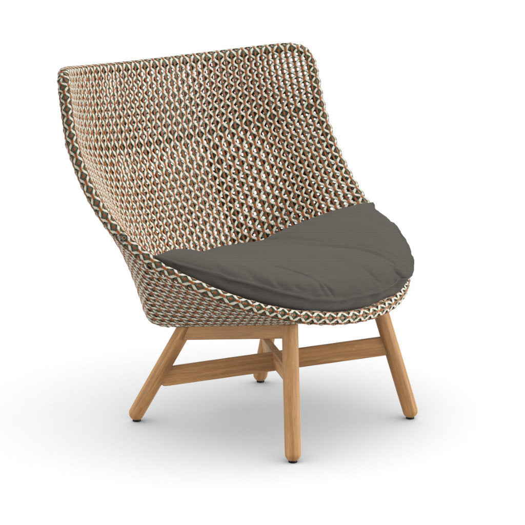 DEDON MBRACE Teak Hochlehner inkl. Sitzkissen Dry Plus