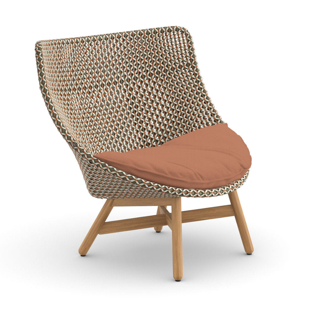 DEDON MBRACE Teak Hochlehner inkl. Sitzkissen Dry Plus